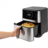 Frytownica ProfiCook PC-FR 1269 H Single 8 L wolnostojąca 1800 W frytkownica na gorące powietrze czarna, stal nierdzewna