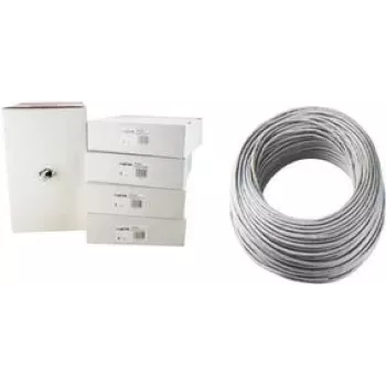 Kabel sieciowy S FTP kat. 6, PVC, biały, 305m