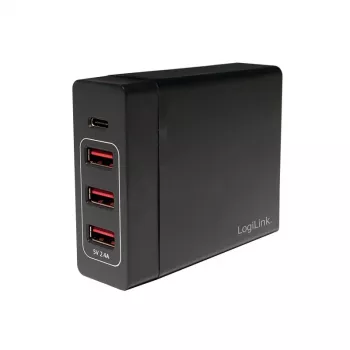 Ładowarka wewnętrzna LogiLink PA0122 Uniwersalna Czarna USB