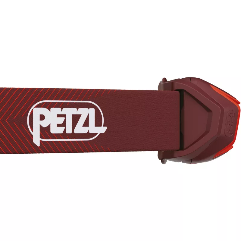 Lampa czołowa Petzl Actik Core — LED, 100 lm, wbudowana akumulatorowa bateria USB 1250 mAh, IPX4, czerwona