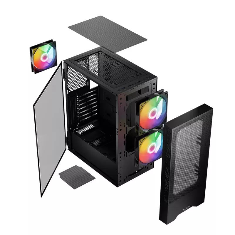 Obudowa Logic ARYA ARGB MINIDI USB 3.0 Czarny