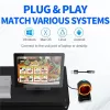 Przewodowy stacjonarny skaner kodów kreskowych QOLTEC 50857 — 1D/2D, USB, obudowa ABS, czarny, kabel 1,75 m