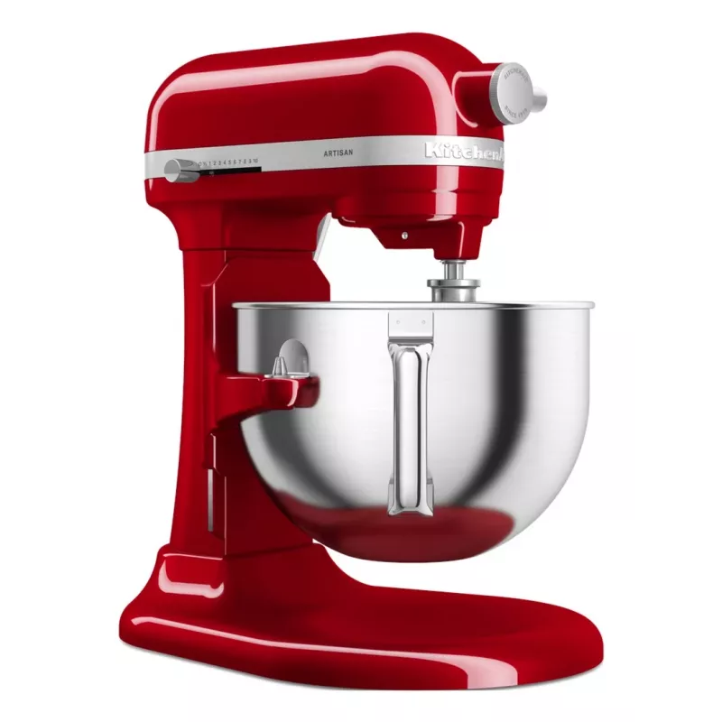 KitchenAid 5KSM60SPXEER mikser stojący 375 W szary, czerwony, stal nierdzewna