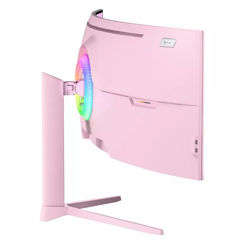 Zakrzywiony monitor Arozzi Nova 49” (124,5 cm) Dual QHD 5120×1440 LED VA 32:9 4 ms Różowy