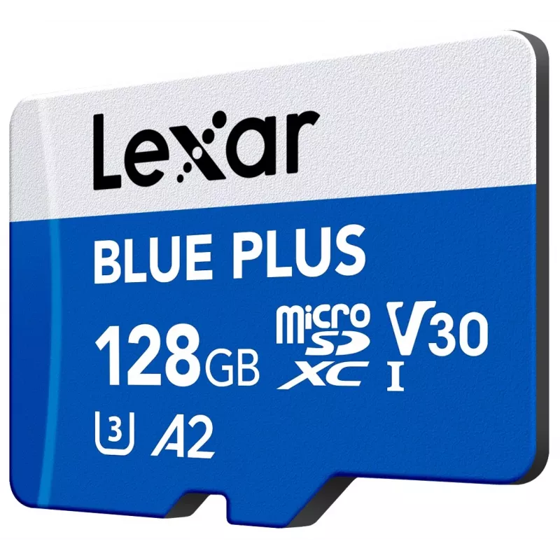 Karta pamięci MicroSDXC Lexar niebieski PLUS 128 GB UHS‑I U3 V30 170 MB/s