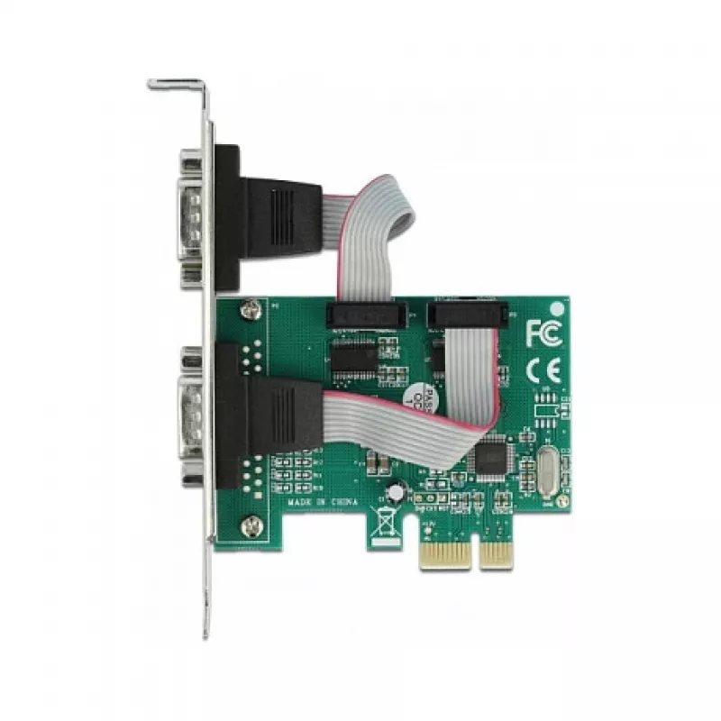 Karta DeLOCK PCI Express x1 na 2 x szeregowy RS-232