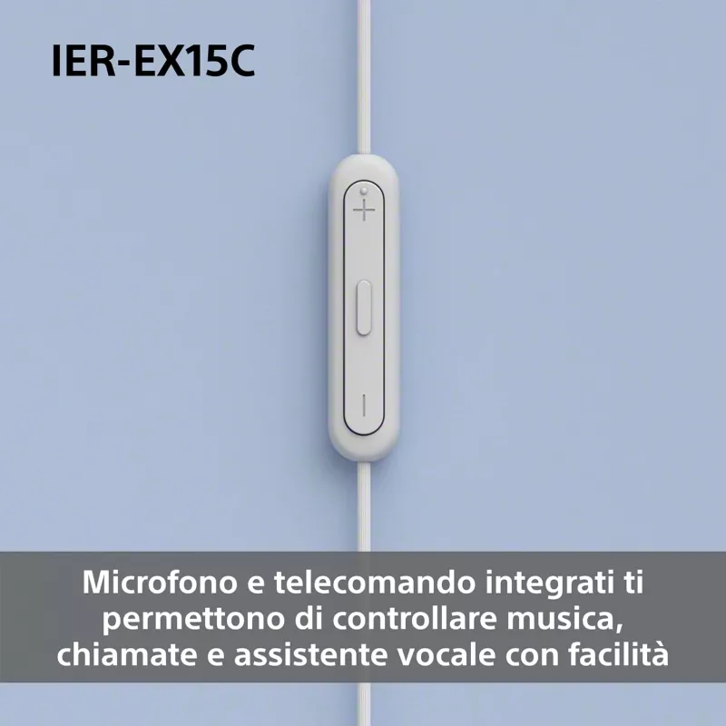 Sony IER-EX15C Zestaw słuchawkowy Przewodowy Douszny Rozmowy/Muzyka USB Typu-C Biały