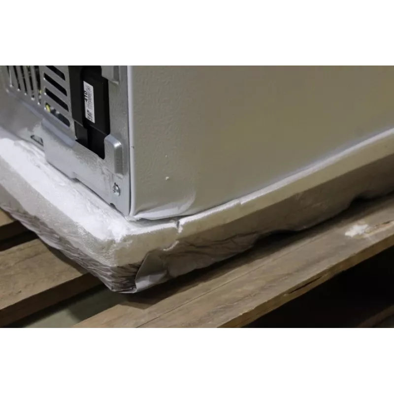 Lodówka Midea MDRE554FGD01DSO — wymiary całkowite 740×2050×620 mm, masa netto 84 kg, 24‑miesięczna gwarancja (opakowanie uszkodzone)