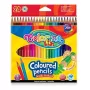 Colorino Kids Heksagonalne kczerwonyki kolorowe 24 kolory