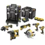 Zestaw narzędzi DeWalt DCK685P3T 18V bezprzewodowy zestaw combo — 3×5.0Ah baterie, młot DCH273, szlifierka kątowa, walizka