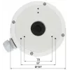 Akcesorium do kamery bezpieczeństwa Hikvision Digital Technology DS-1280ZJ-M puszka przyłączeniowa