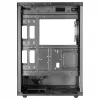 Obudowa PC TACENS Mars Gaming MC-XO Midi Tower Czarna — ATX/Micro-ATX/Mini-ITX, zasilacz na dole, 1×120mm wentylator tylny, obsługuje GPU do 328 mm