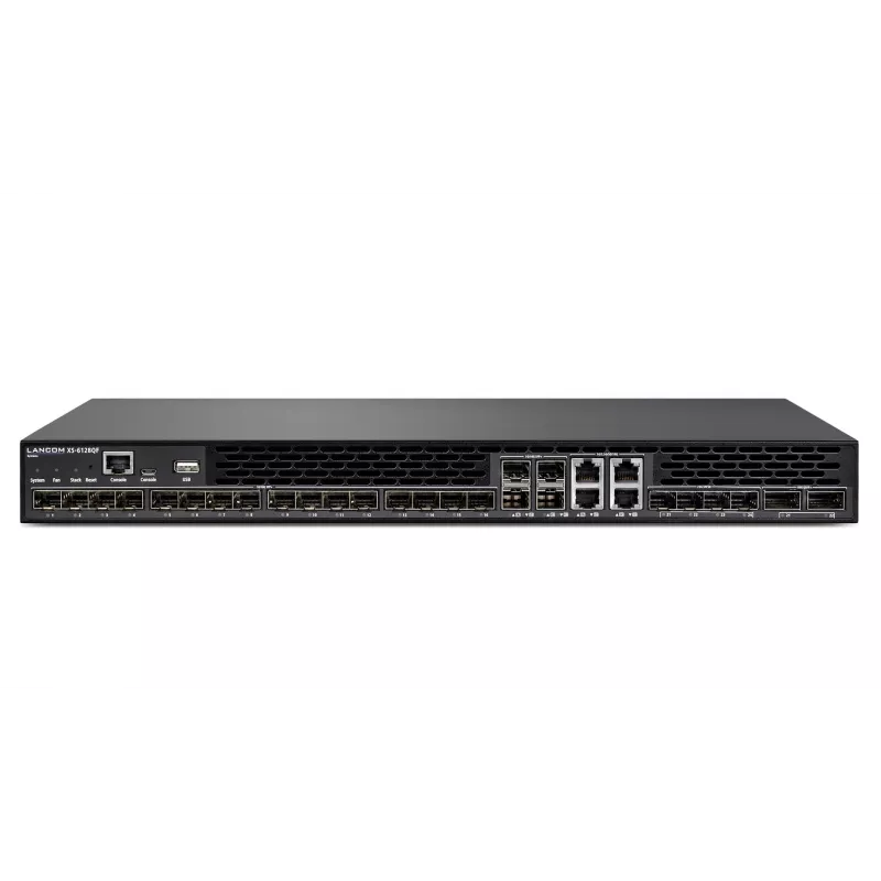 LANCOM XS-6128QF - Switch - L3 - zarządzany - 16 x 10 Gigabit SFP+ + 4 x combo 10 Gigabit SFP+/RJ-45 + 4 x Combo 25 Gigabit SFP28 (Uplink) + 2 x Combo 40 Gigabit QSFP+ (Uplink) - Luft