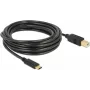 Kabel USB DeLOCK 83667 USB 2.0 4 m USB C USB B Czarny
