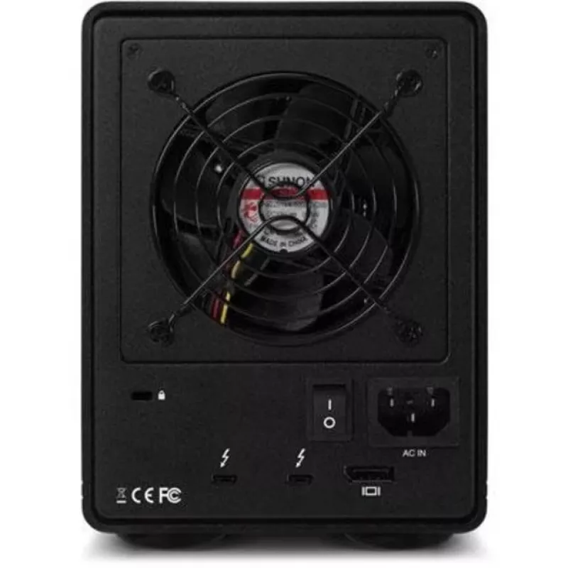 ThunderBay 4 (schwarz, 4-Bay Thunderbolt 3 External Drive Enclosure)