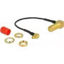 Kabel koncentryczny DeLOCK 89626 0,1 m SMA MMCX czarny