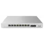 Cisco - Meraki Cloud Managed MS120-8 - Przełącznik - zarządzany - 8 x 10/100/1000 (PoE+) + 2 x Gigabit SFP do montażu na ścianie Desktop PoE+ (124 W)