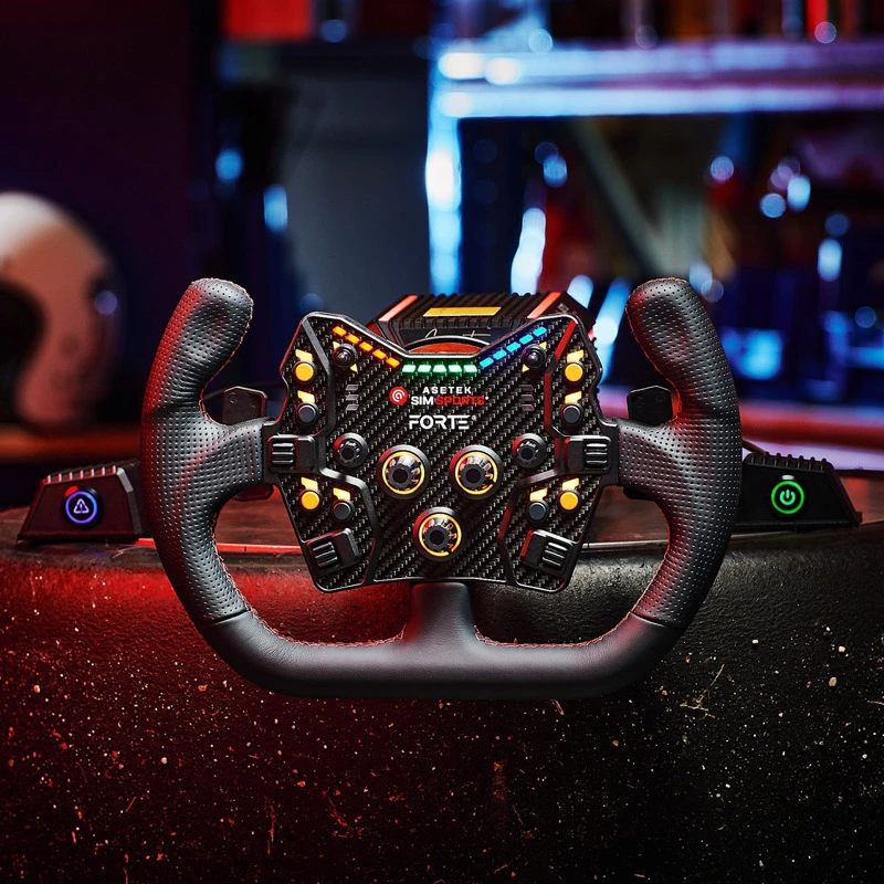 Asetek SimSports GT Rim - Open D, skóra