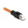 DeLOCK wtyk RJ45 do montażu polowego Kat.6A czarny prosty