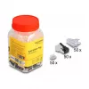 DeLOCK Wtyk modułowy RJ45 Kat.6 zestaw 50 szt. z niezawodną zatrzaską