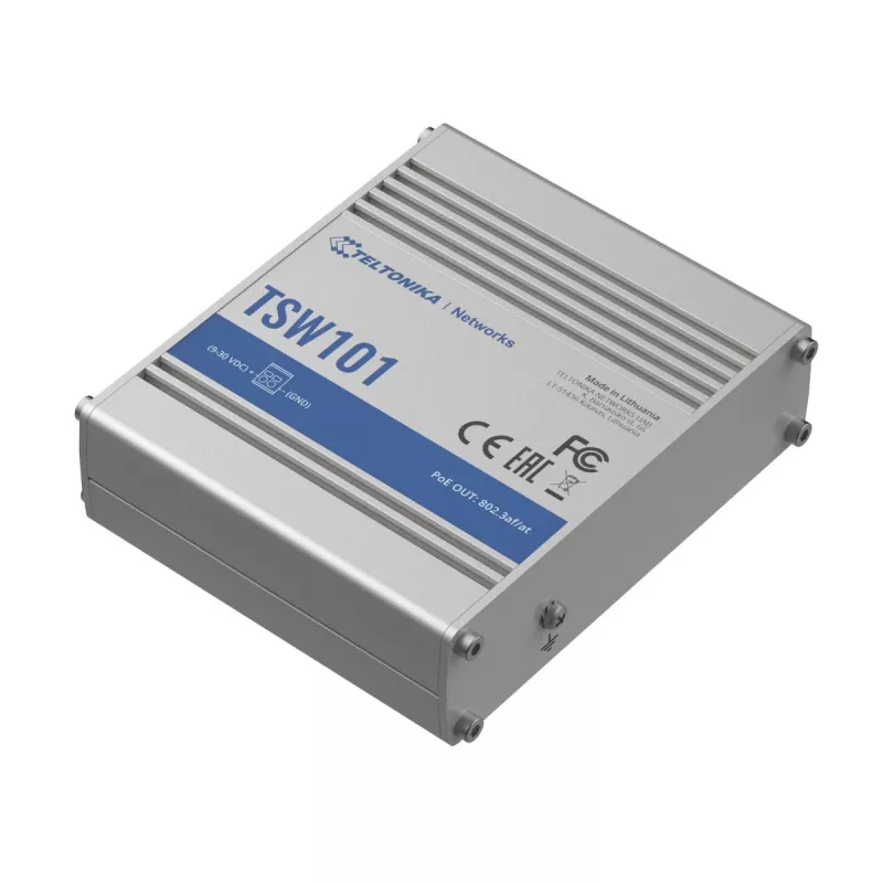 Przełącznik Teltonika TSW101 5xGbE Ethernet 4xPoE+
