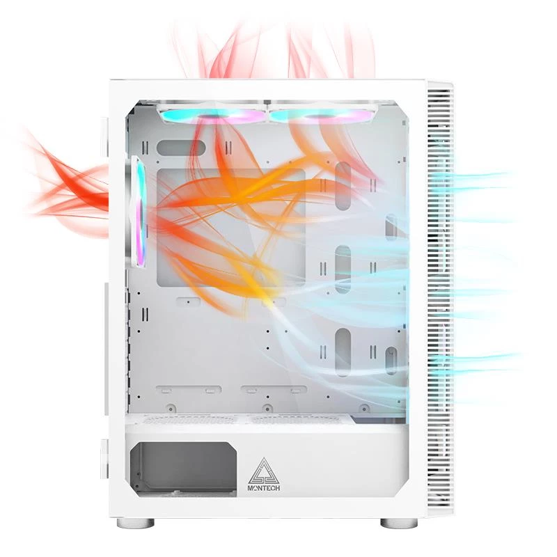 PC Case Montech X3 GLASS Midi Tower biała
