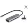 USB Hub DeLOCK 64293 Type-C 10000 Mbit/s Szary