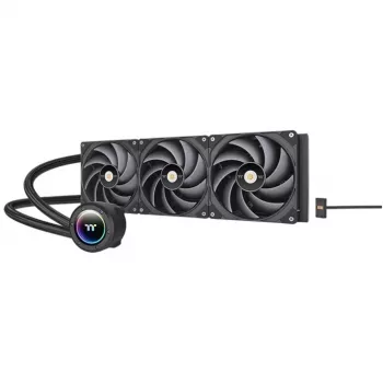 Chłodzenie cieczą All-in-one Thermaltake CL-W401-PL14BL-A 14 cm czarne