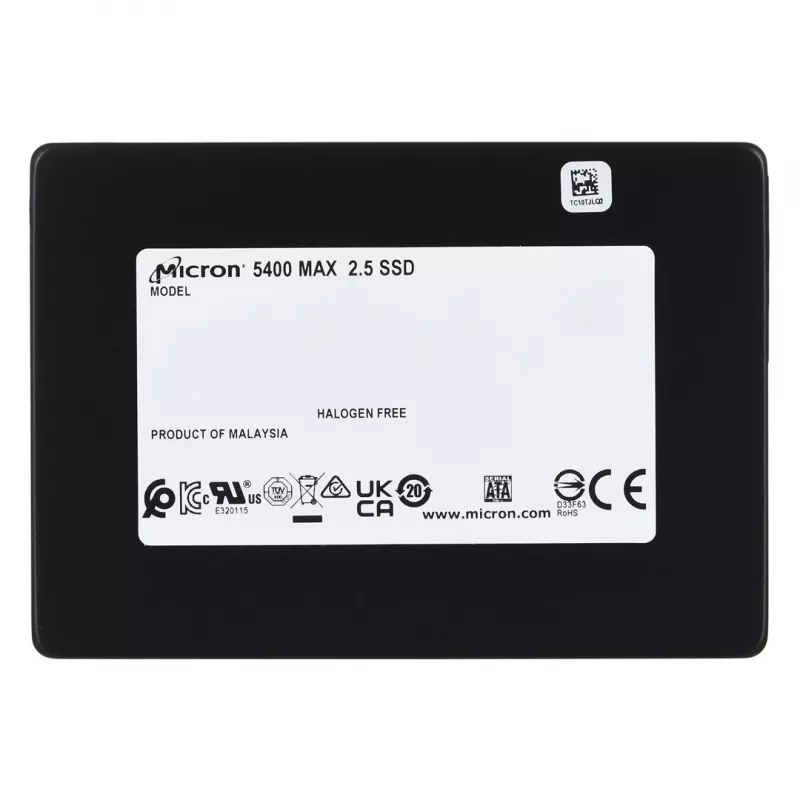 Dysk SSD SATA III 2,5 cala Micron 5400 PRO 240 GB — 3D TLC NAND, 6 Gbit/s, 7 mm