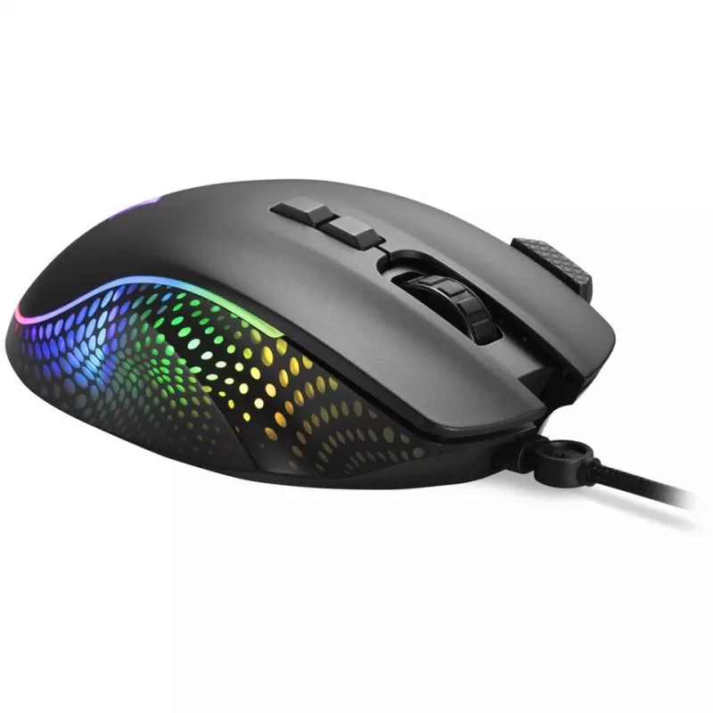 Mysz Sharkoon Shark Force 3 optyczna, 8 przycisków, 12.800DPI, czarna