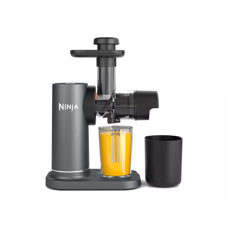 NINJA Cold Press Juicer | Neverclog JC151EU | Typ Sokowirówka Wolnoobrotowa | Szary | 150 W | Liczba prędkości 1
