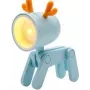 Lampa stołowa LED RealPower 486311 niebieska 1 żarówka zasilana bateriami