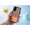 Etui na telefon man and wood Galaxy S20 brązowa krata czarny – ochronne etui do Samsung Galaxy S20