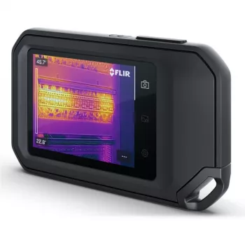Kamera termowizyjna FLIR C8, czujnik termiczny 320×240 px, ekran dotykowy LCD 3,5 cala, -20–450 °C, IP54, USB-C, kamera wizyjna 5 MP