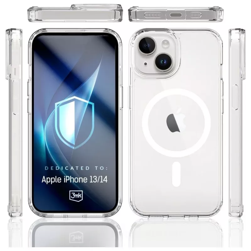Ochronne etui MagCase Armor 3MK do Apple iPhone 13/14 — kompatybilność magnetyczna, smukły design
