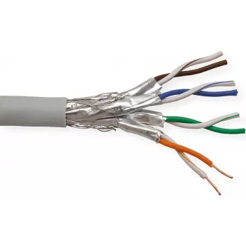 Kabel VALUE S/FTP, kabel surowy Cat.7 (klasa F), drut lity, Dca, 100 m (21.99.0886)