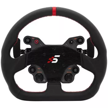 Kierownica Simagic GT1-SD Leather – odłączana kierownica do symulatorów, skórzany uchwyt, kompatybilny wzór śrub