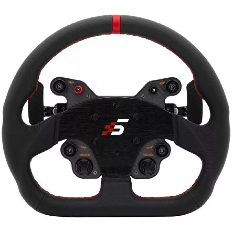 Kierownica Simagic GT1-SD Leather – odłączana kierownica do symulatorów, skórzany uchwyt, kompatybilny wzór śrub