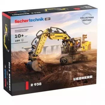 Koparka pneumatyczna Liebherr R 938, zabawka konstrukcyjna