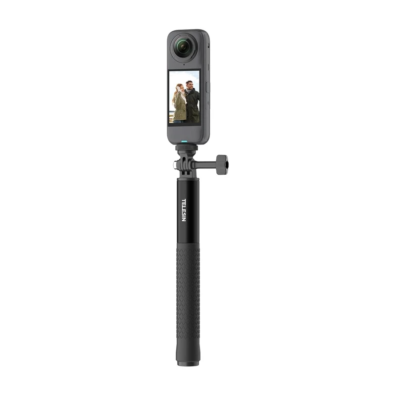 Selfie stick Telesin S1-MNP-11 do kamer sportowych, wysuwany do 150 cm