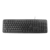 Klawiatura Gembird KB-U-103-RU Biurowa USB QWERTY Angielsko-Rosyjska Czarna