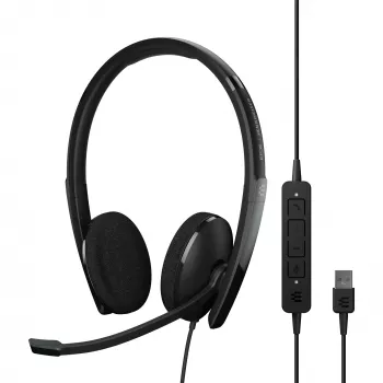 EPOS ADAPT 160 USB II Zestaw słuchawkowy przewodowy pałąk na głowę Biuro/Call center USB typ-A czarny
