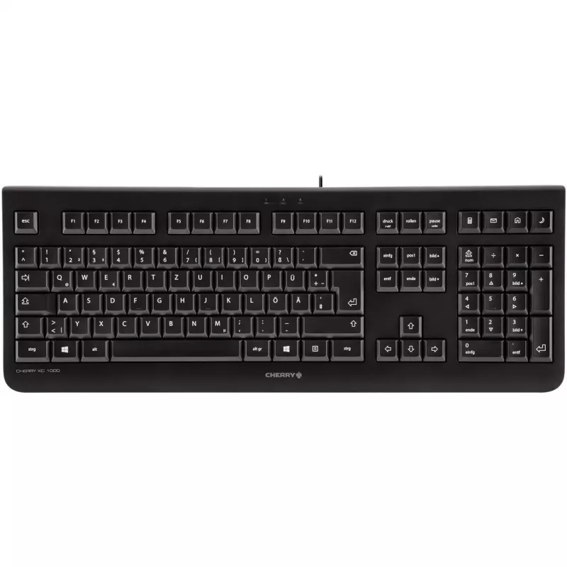 Cherry KC 1000 - klawiatura - nordycka - czarna