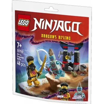 Klocki konstrukcyjne LEGO zestaw 30700 Bitwa Arina z Człowiekiem-Smokiem woreczek (mini zestaw)