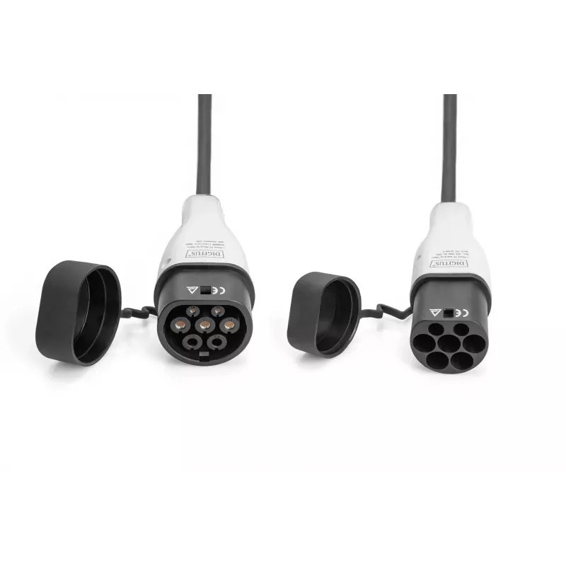 Kabel do ładowania EV Digitus 5 m typ 2 na typ 2 32 A 240 V