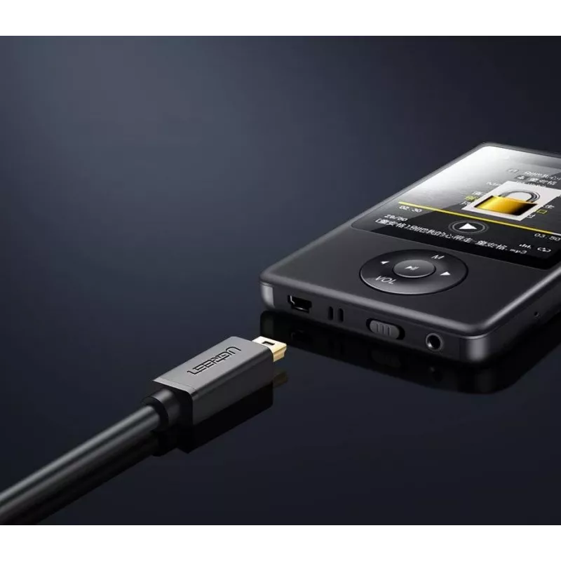 Kabel USB UGREEN Thunderbolt na miniUSB 2 m Czarny