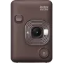 Natychmiastowy aparat fotograficzny Fujifilm Instax mini LiPlay — 1/5 cala 2560×1920 CMOS, wydruki 86×54 mm, 2.7 cala TFT, brązowy