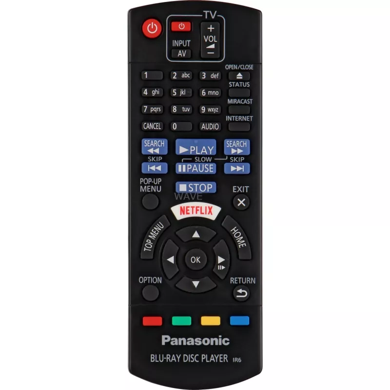 Odtwarzacz Blu-ray Panasonic DMP-BDT168EG DVD-Video, MP3, WMA, JPEG, WAV, XviD, AAC, AVCHD, MKV, CD-DA, FLAC, MPO, BD-MV, ALAC z łączem USB