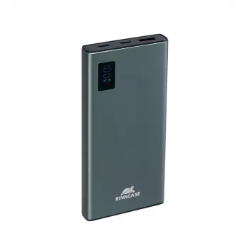 Powerbank Rivacase VA1021 10000 mAh, podwójne wyjścia USB, wskaźniki LED, kompaktowa ładowarka przenośna