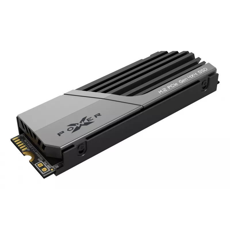 M.2 NVMe SSD Silicon Power 1 TB PCIe 4.0 (2280) — Odczyt 7000 MB/s, Zapis 6000 MB/s, Radiator, 3D NAND, NVMe 2.0